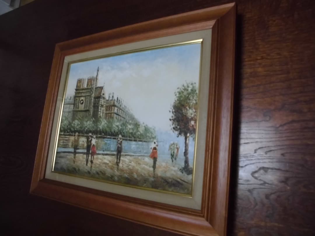 大聖堂前　佐伯祐三　F6