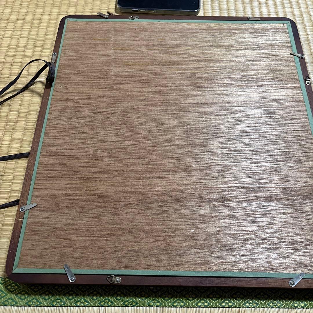 木製ガラス面額縁　2個