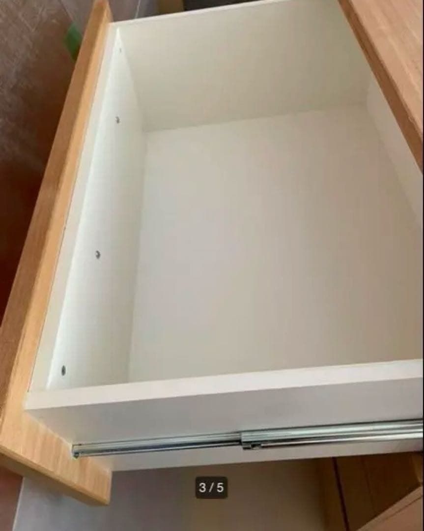 【お買い得！】木製シンプルモダンチェスト 4段