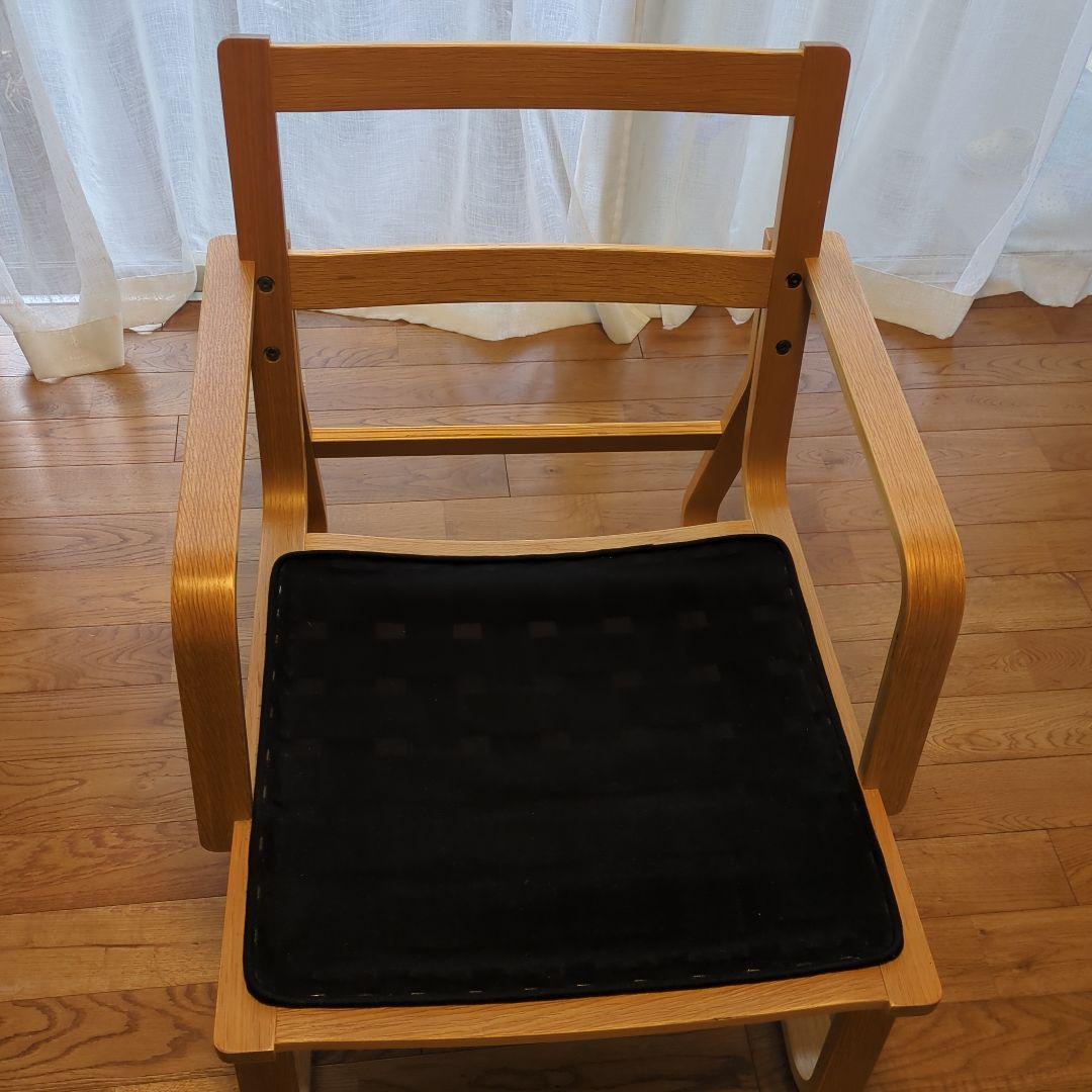 【肘掛部品あり】無印良品 リビングでもダイニングでもつかえるソファチェア