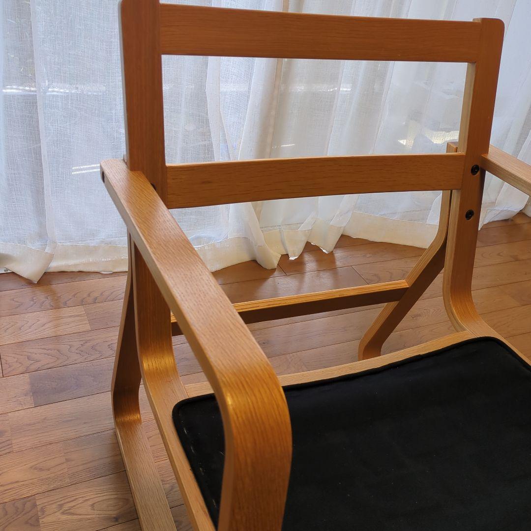 【肘掛部品あり】無印良品 リビングでもダイニングでもつかえるソファチェア