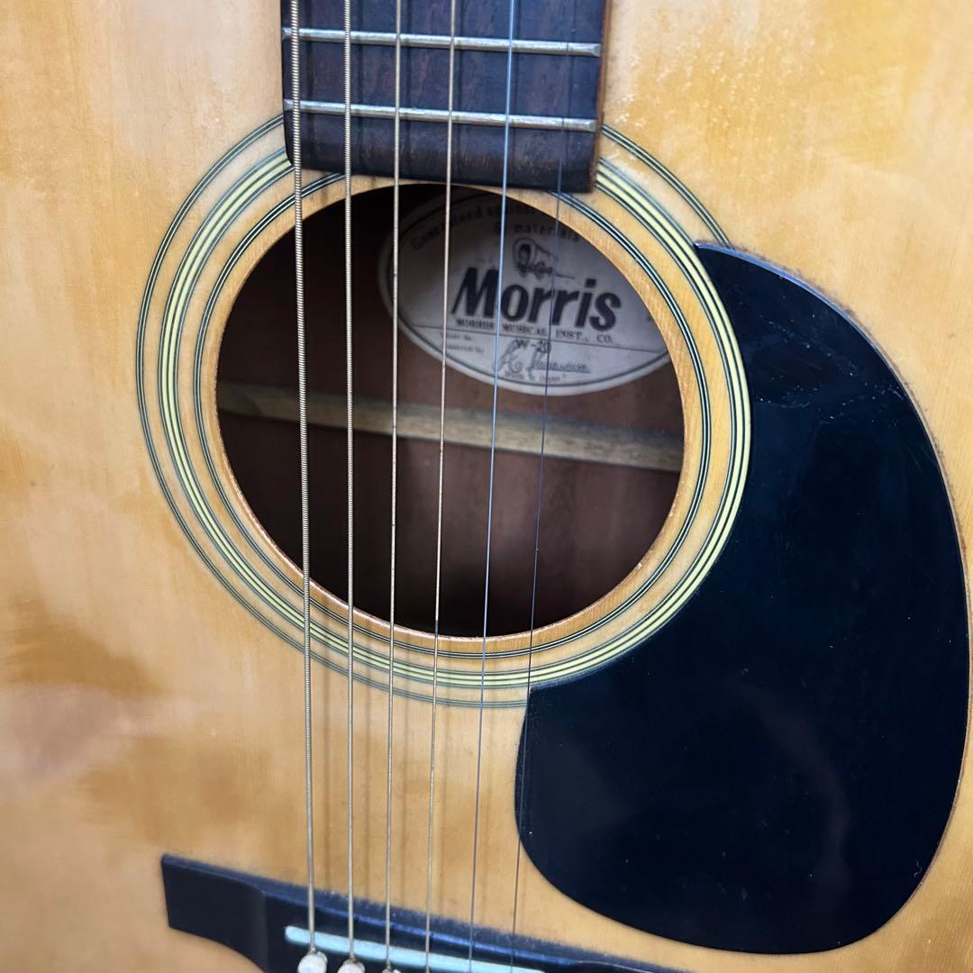MORRIS アコースティックギター W-20 ハードケース付き