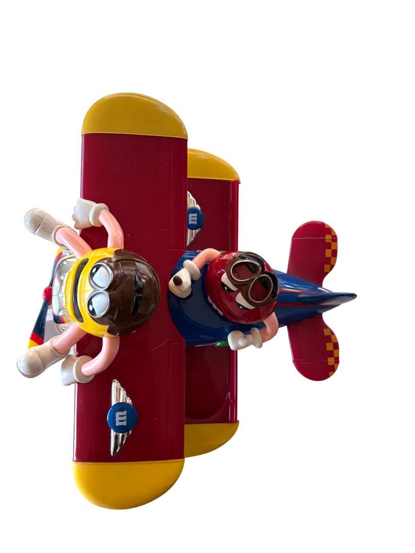 【希少】m&m's エムアンドエムズ 飛行機型 ディスペンサー ヴィンテージ