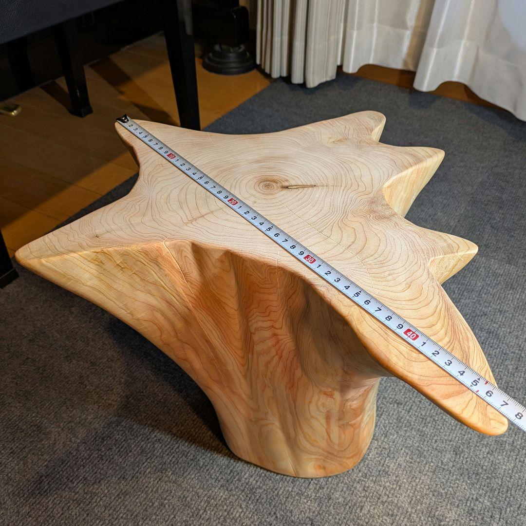 Ai　　檜　切り株　丸太　椅子　スツール　 高さ約32㎝