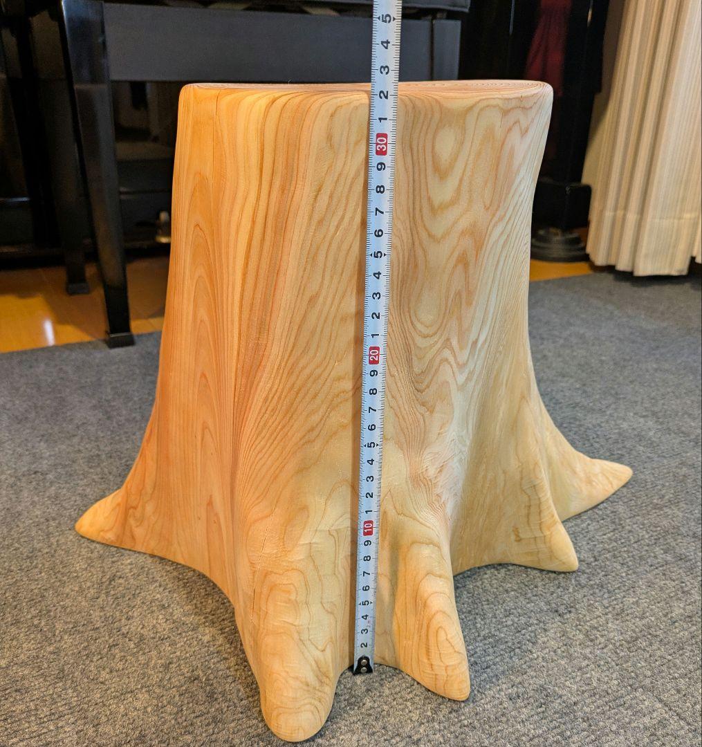 Ai　　檜　切り株　丸太　椅子　スツール　 高さ約32㎝