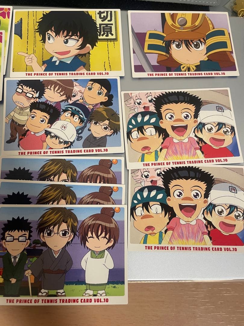 テニスの王子様ちびキャラバレンタイン＆トレカ手塚、越前、不二他