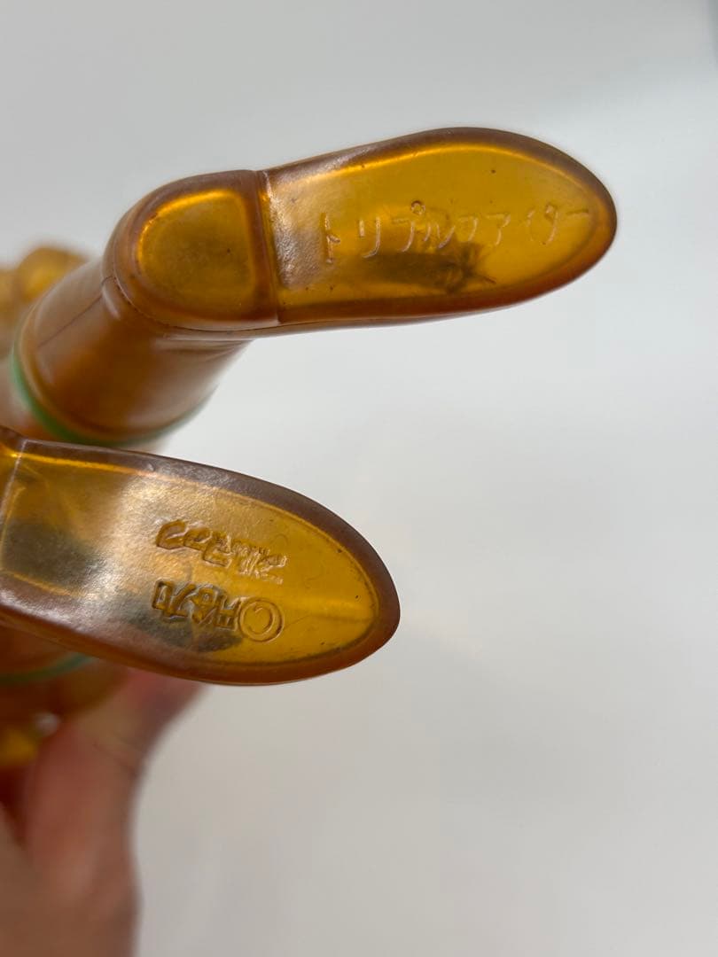 トリプルファイター面取れクリア スケルトン ブルマァク 当時物