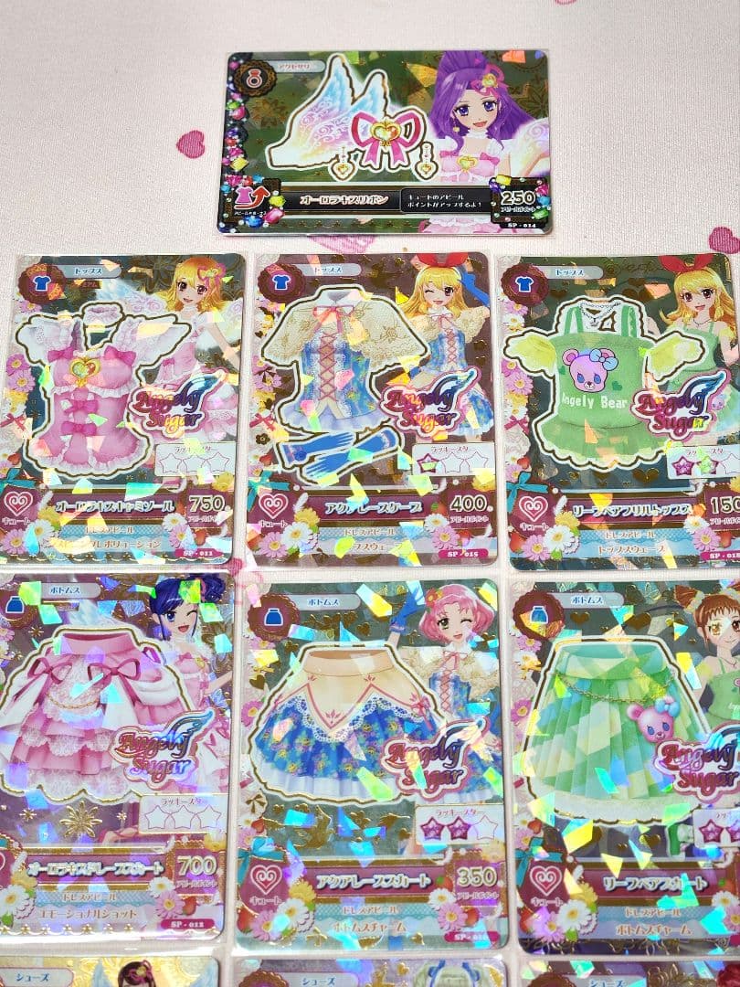 アイカツ エンジェリーシュガーコレクション 全10種10枚
