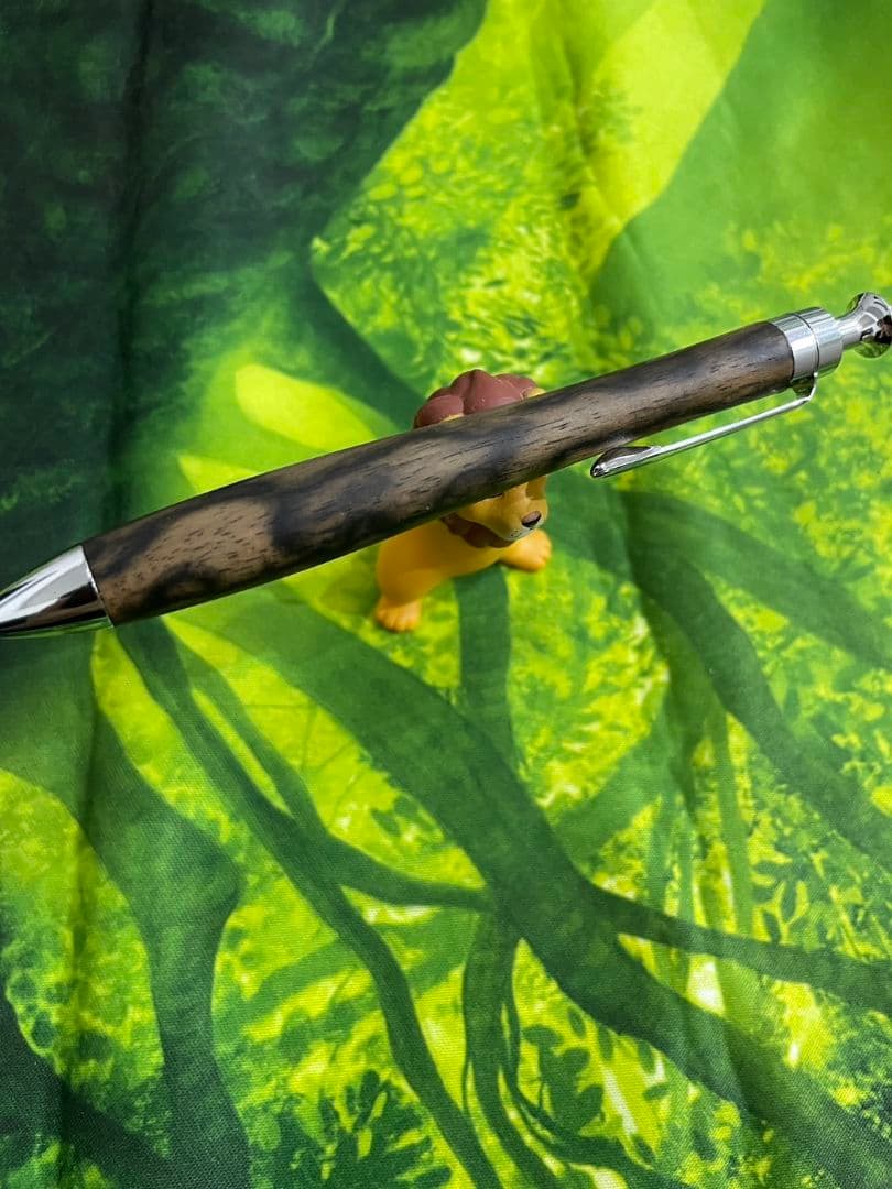 こぶた工房 黒柿孔雀杢 極上杢 シャープペンシル 0.5