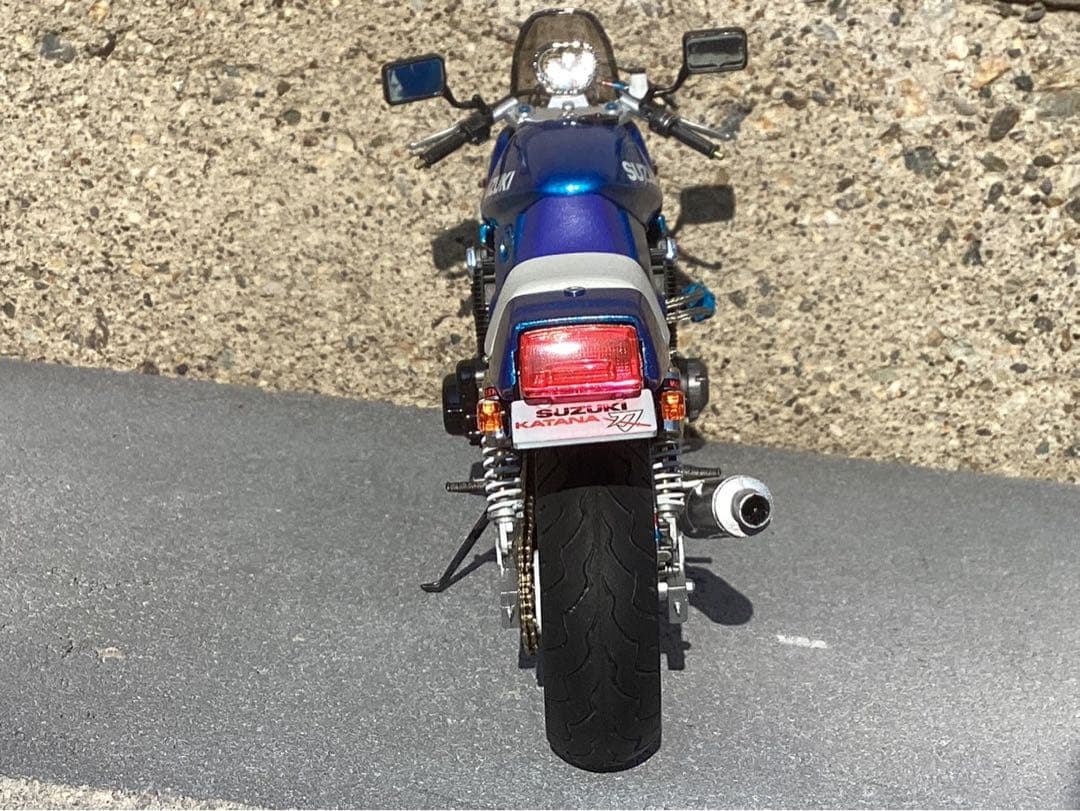 バイクプラモデル　族車　タミヤ1/12 スズキカタナ(ジャンク品)