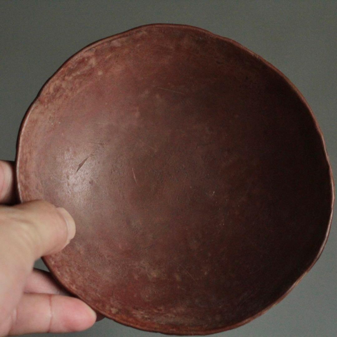 熊谷幸治 さんの 土器 No.2 平碗 現代美術 現代陶芸