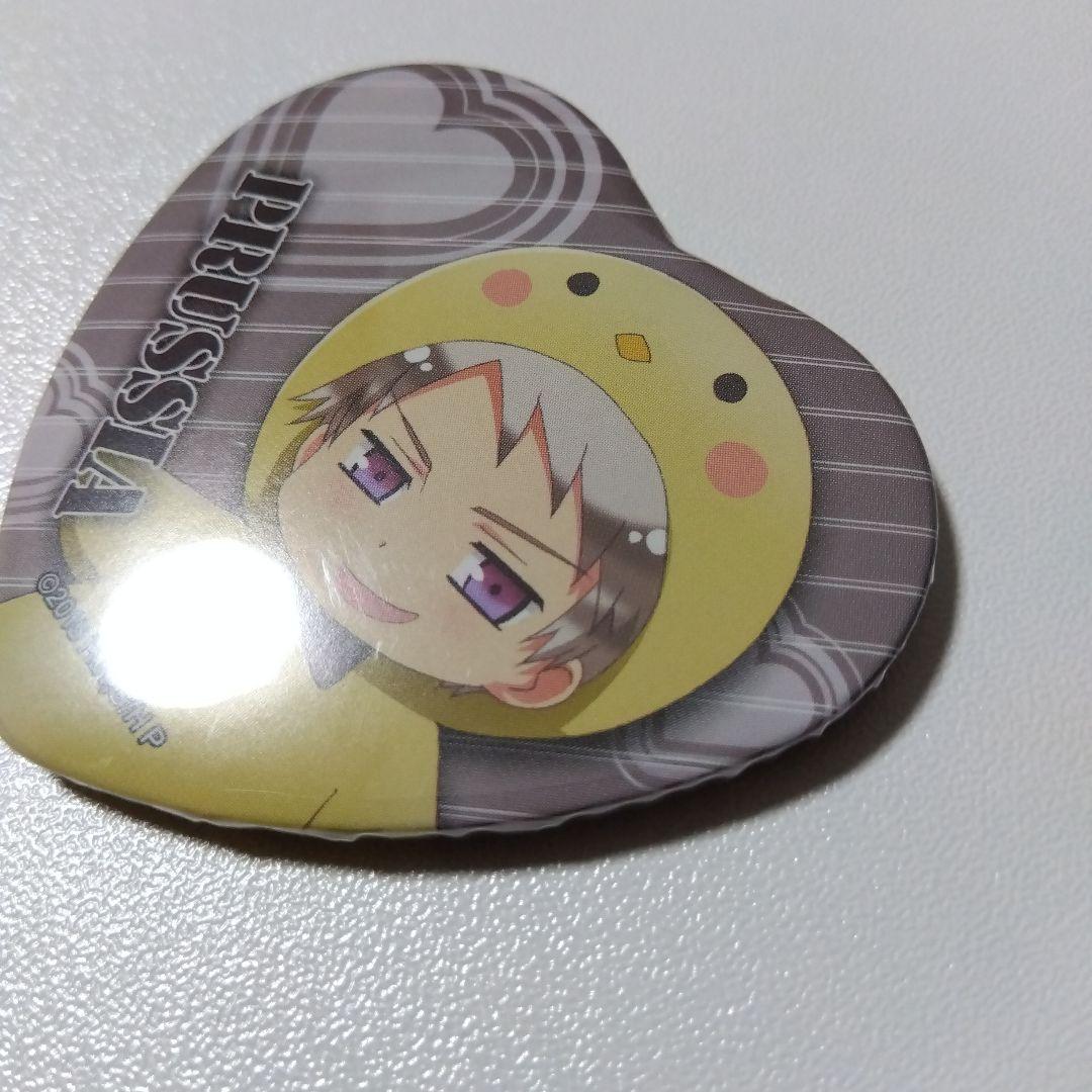 【ヘタリア】プロイセン マルイ THEキャラSHOP ハート 缶バッジ 着ぐるみ