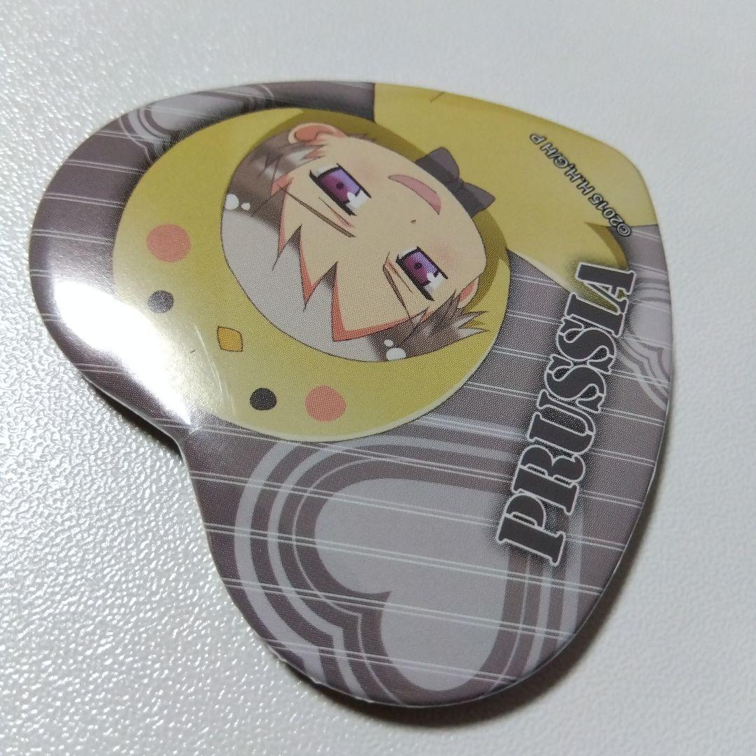 【ヘタリア】プロイセン マルイ THEキャラSHOP ハート 缶バッジ 着ぐるみ