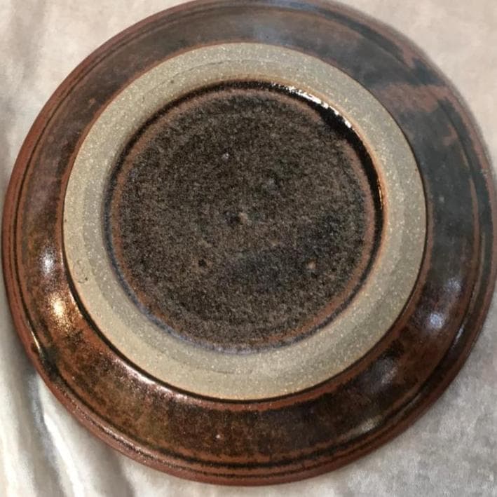 バーナードリーチ　花文　平皿 　民藝