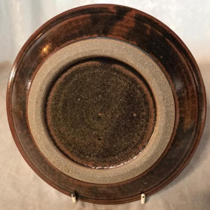 バーナードリーチ　花文　平皿 　民藝