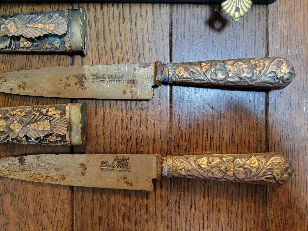 【2本】アルゼンチン ヴィンテージ la Movedira社製 ガウチョナイフ