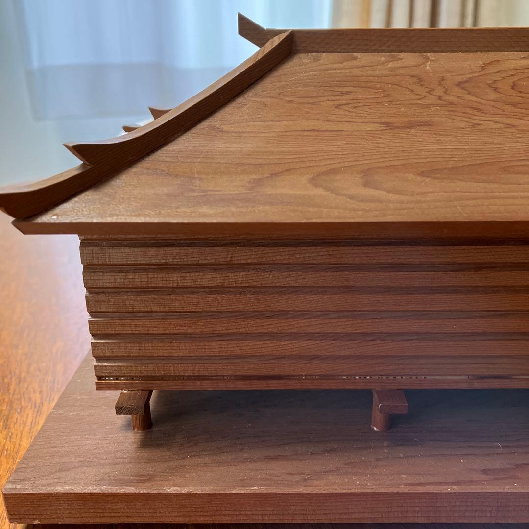 木製 日本の伝統的建築模型 大亮 正倉院