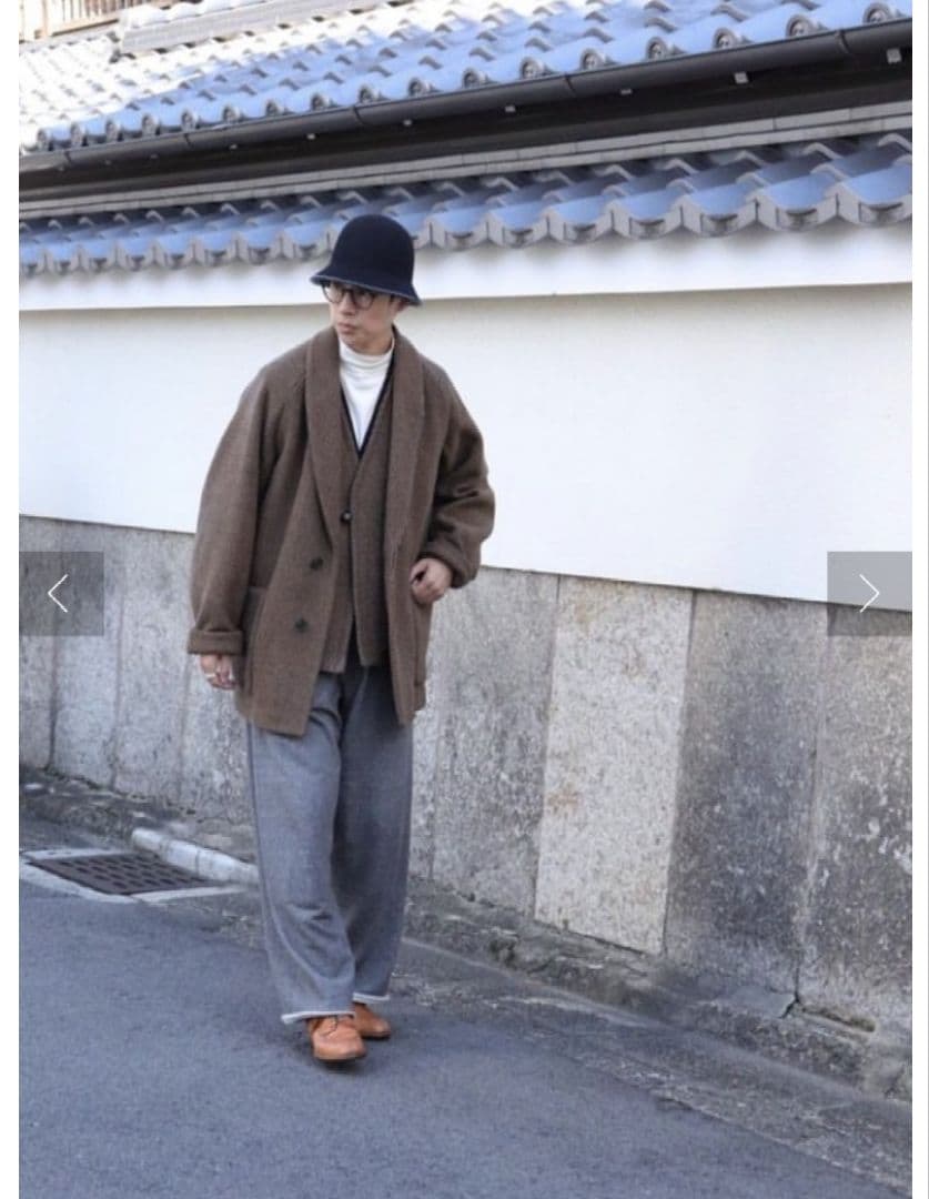 Phlannel ブラウンストライプ ベスト