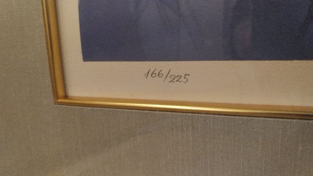 限定品　ヒマラヤの月　福王寺法林　コレクション　日本画リトグラフ直筆サイシリアル