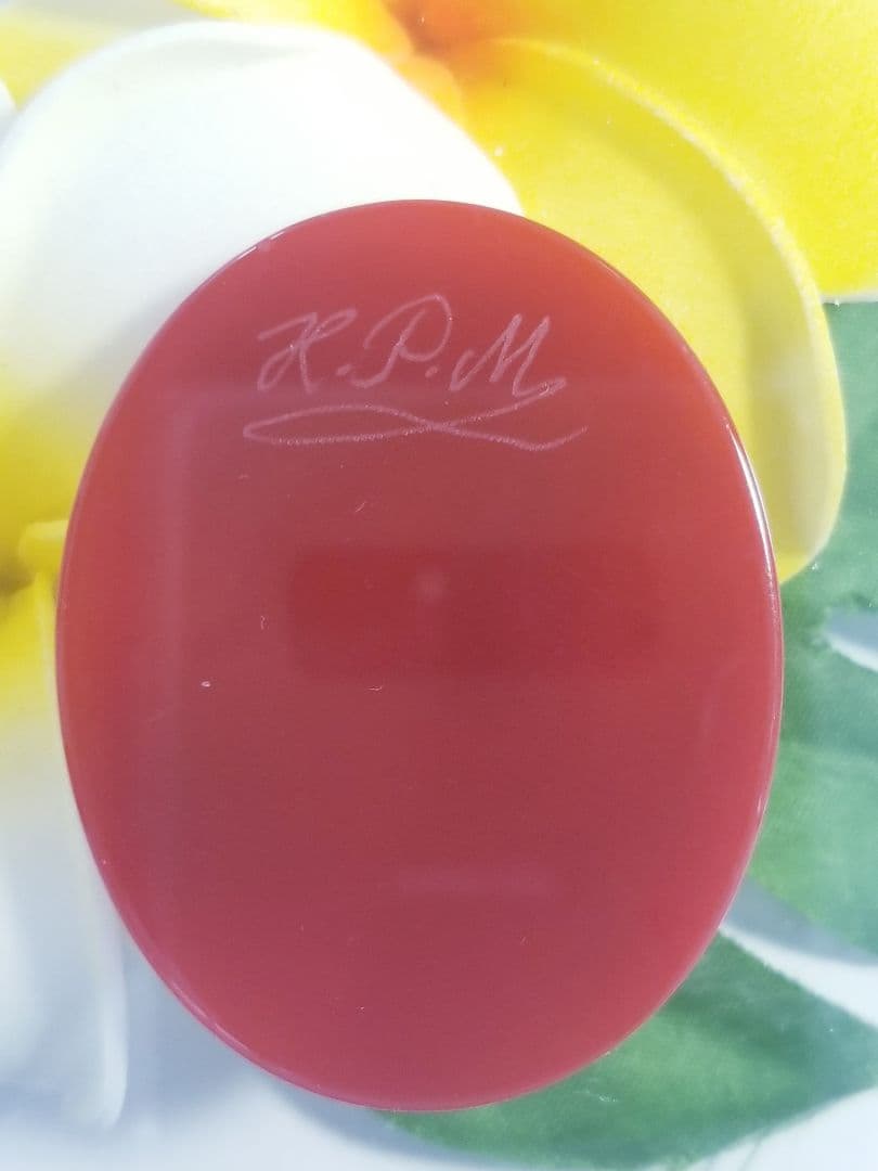 葵月　KM-125 【ハンズ・ペーター・ミュラー】作　赤瑪瑙カメオルース