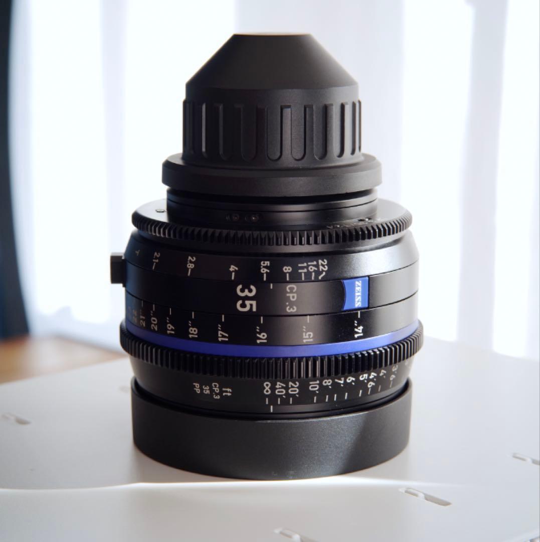 ZEISS CP.3 35mm T2.1 シネマレンズ　シネマカメラ