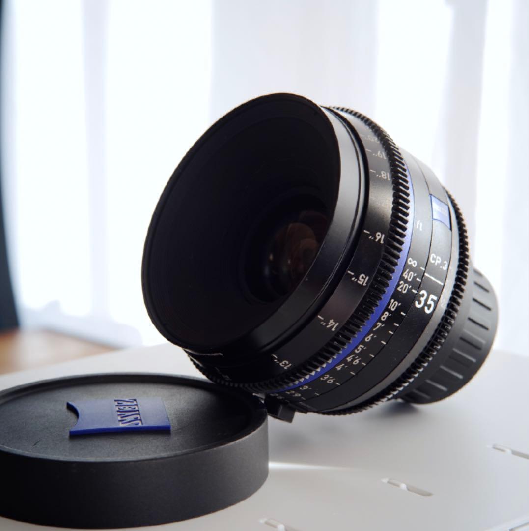 ZEISS CP.3 35mm T2.1 シネマレンズ　シネマカメラ