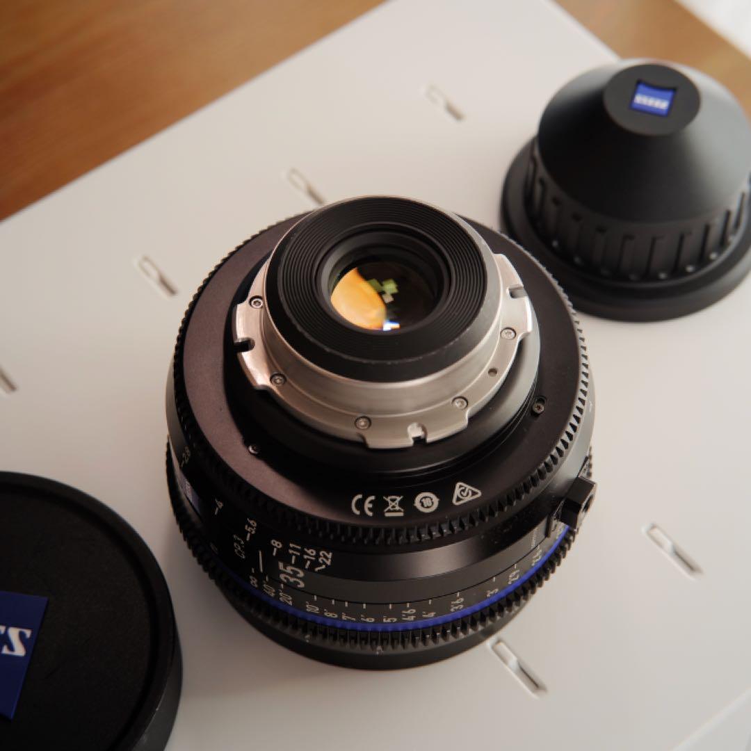 ZEISS CP.3 35mm T2.1 シネマレンズ　シネマカメラ