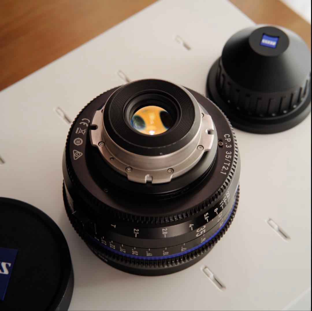 ZEISS CP.3 35mm T2.1 シネマレンズ　シネマカメラ