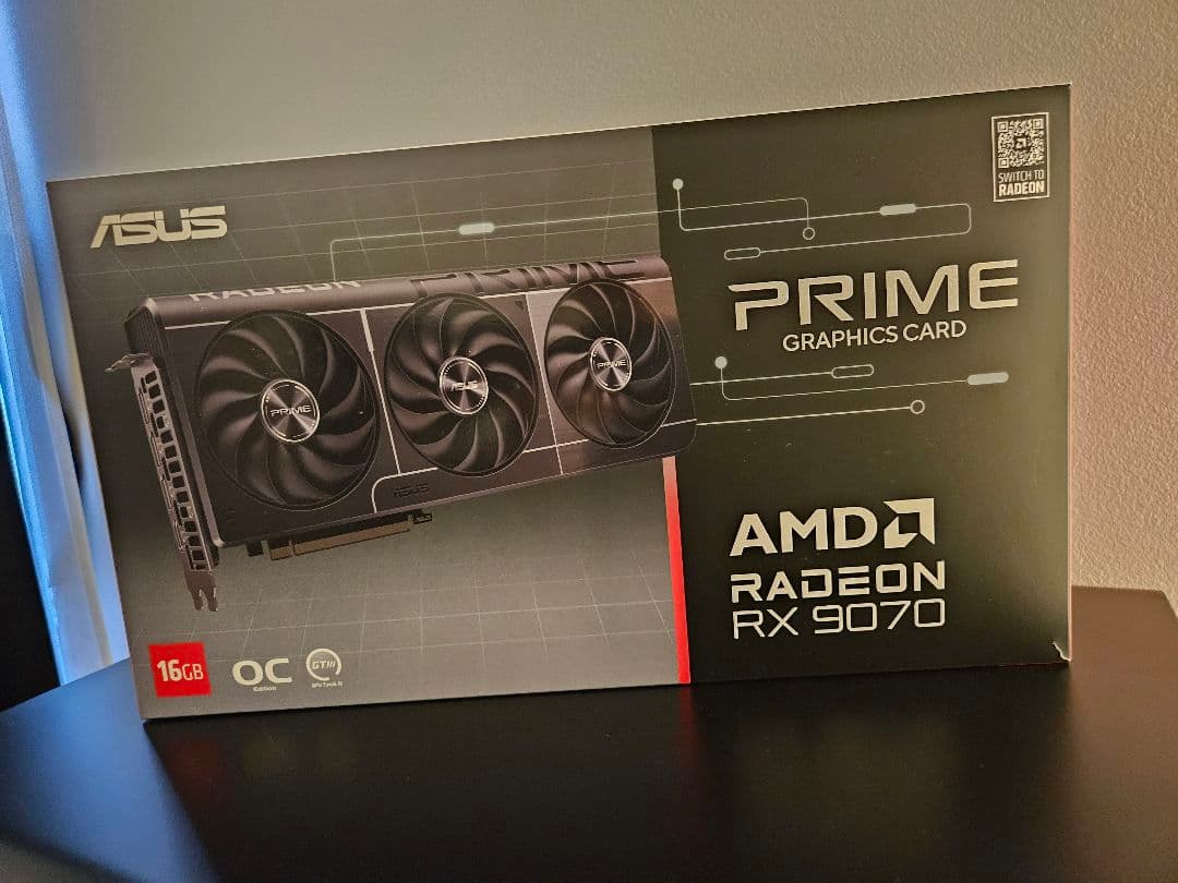 ASUS PRIME 9070 16GB OCモデル