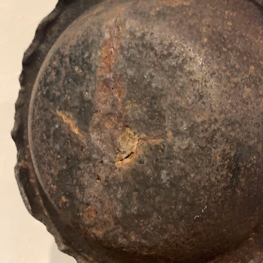 逸品 在名 南部鉄器 南部鉄瓶 南部形 砂鉄 袋弦 児玉桶良造 骨董品