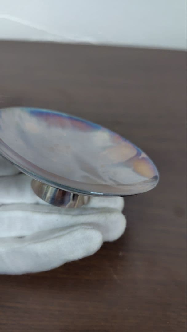 純銀製 小皿（刻印あり）