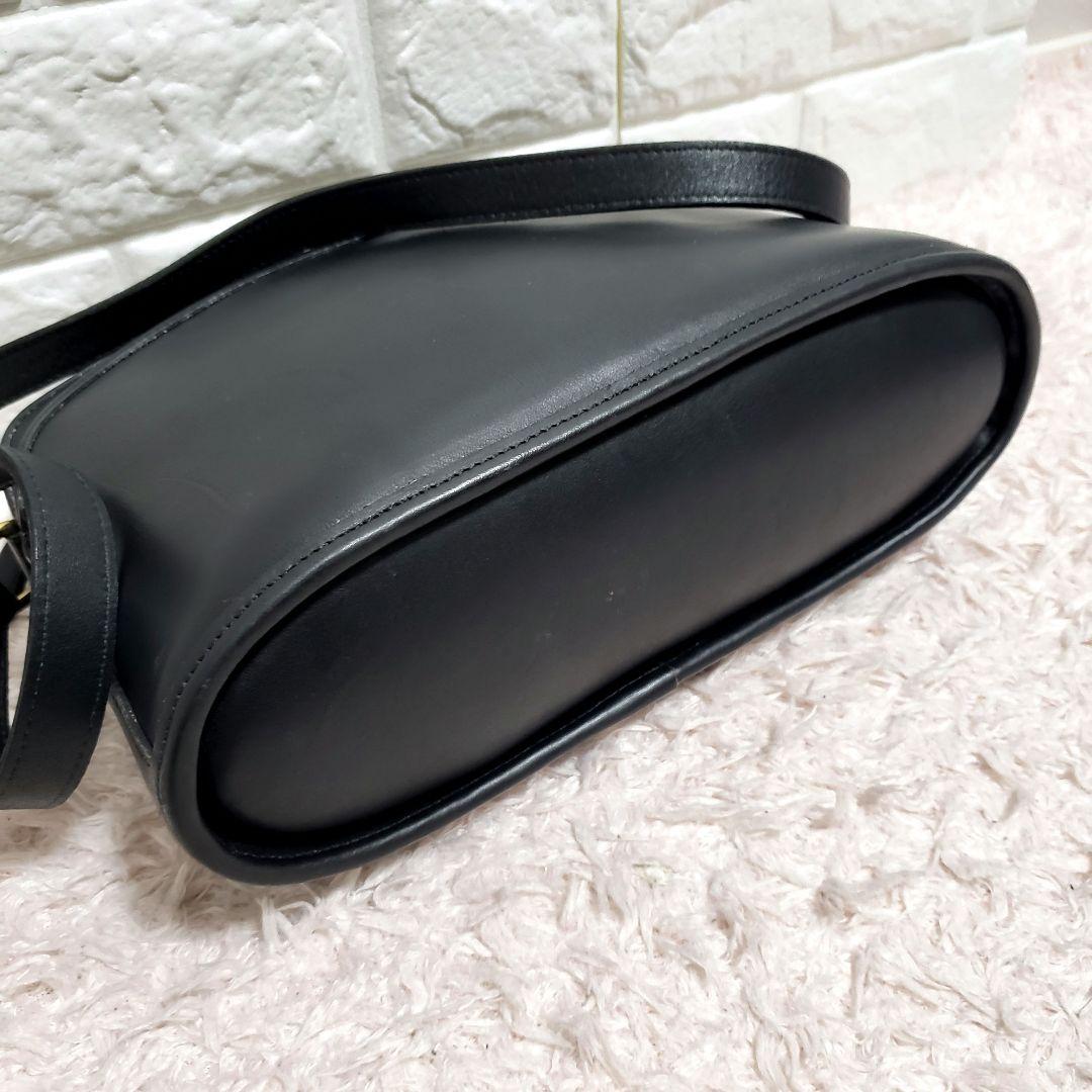 オールドコーチ COACH オールレザー ラウンドアーチショルダーバッグ 美品