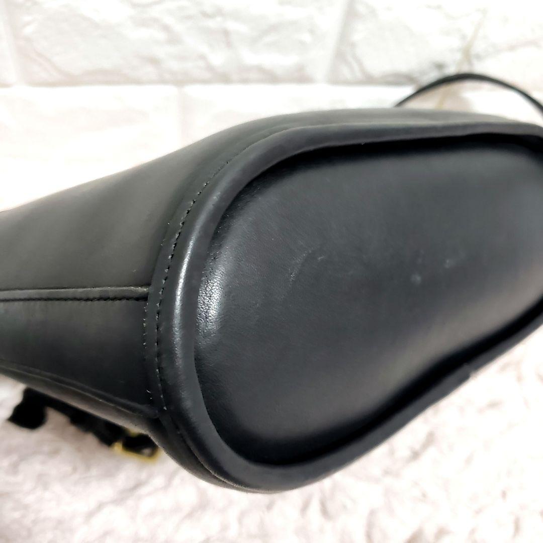 オールドコーチ COACH オールレザー ラウンドアーチショルダーバッグ 美品