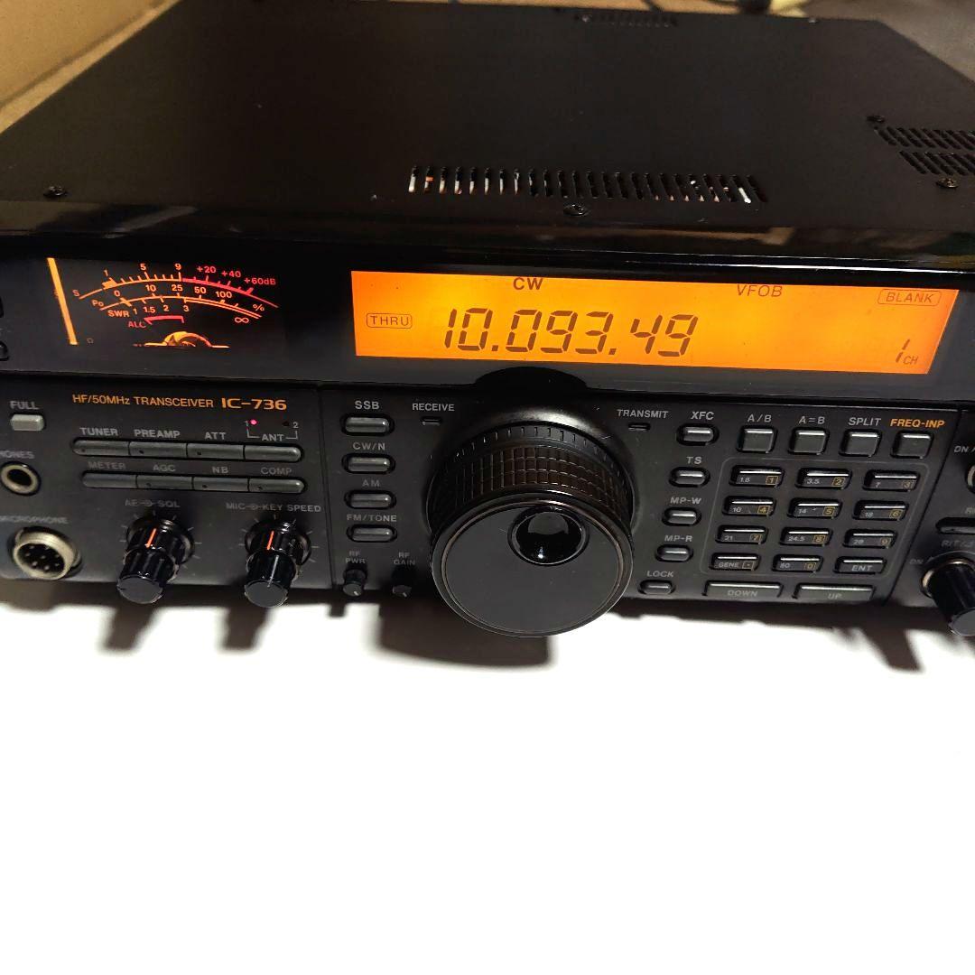 ICOM IC736　HF〜50Mhz オ−ルモ−ドトランシバ−