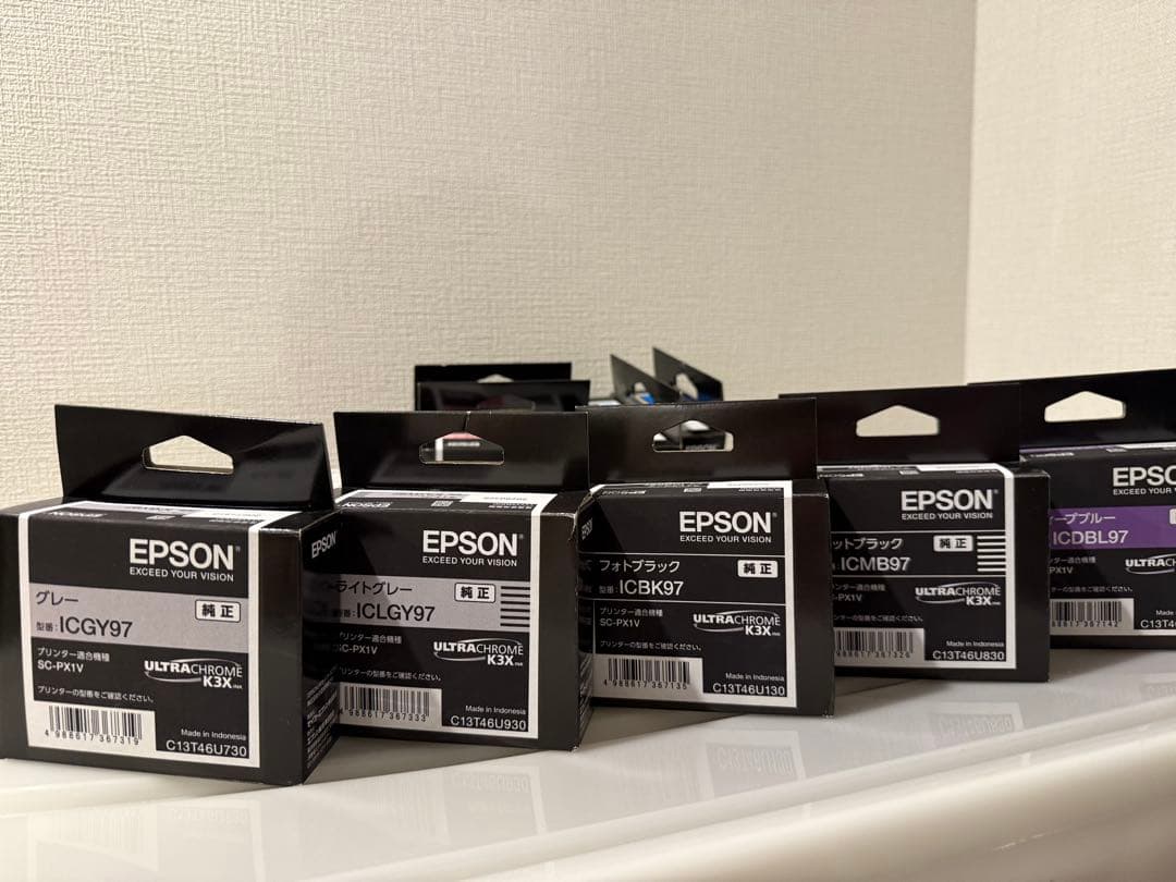 EPSON純正 SC-PX1V用インク全色+MT