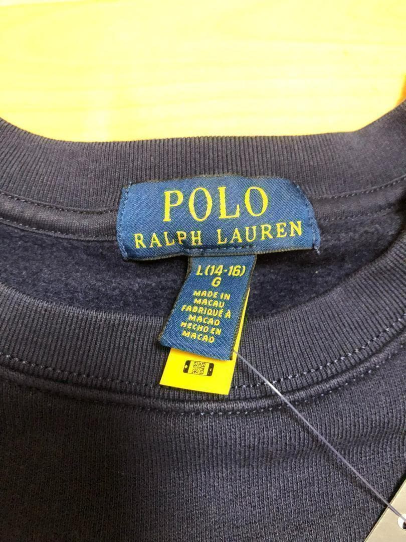 SALE!！2025新作新品ラルフローレン ポロベアトレーナー　ボーイズL160