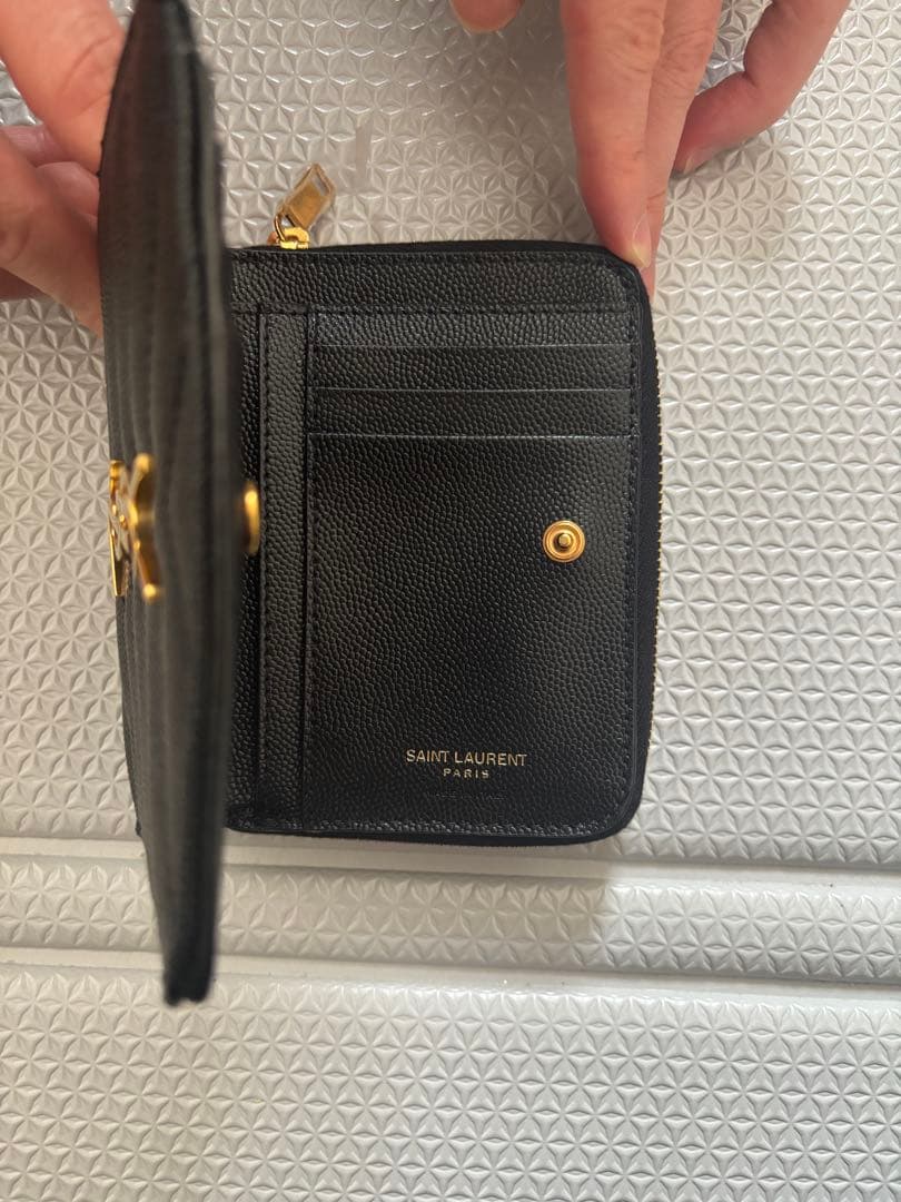 【新品未使用】SAINT LAURENT サンローラン 二つ折り財布 YSL