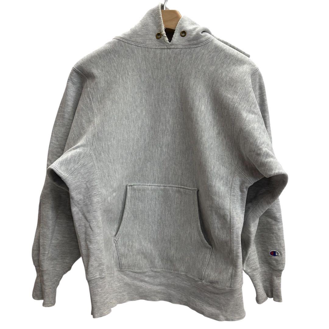 90's Champion USA製 リバースウィーブ 目無し グレー M