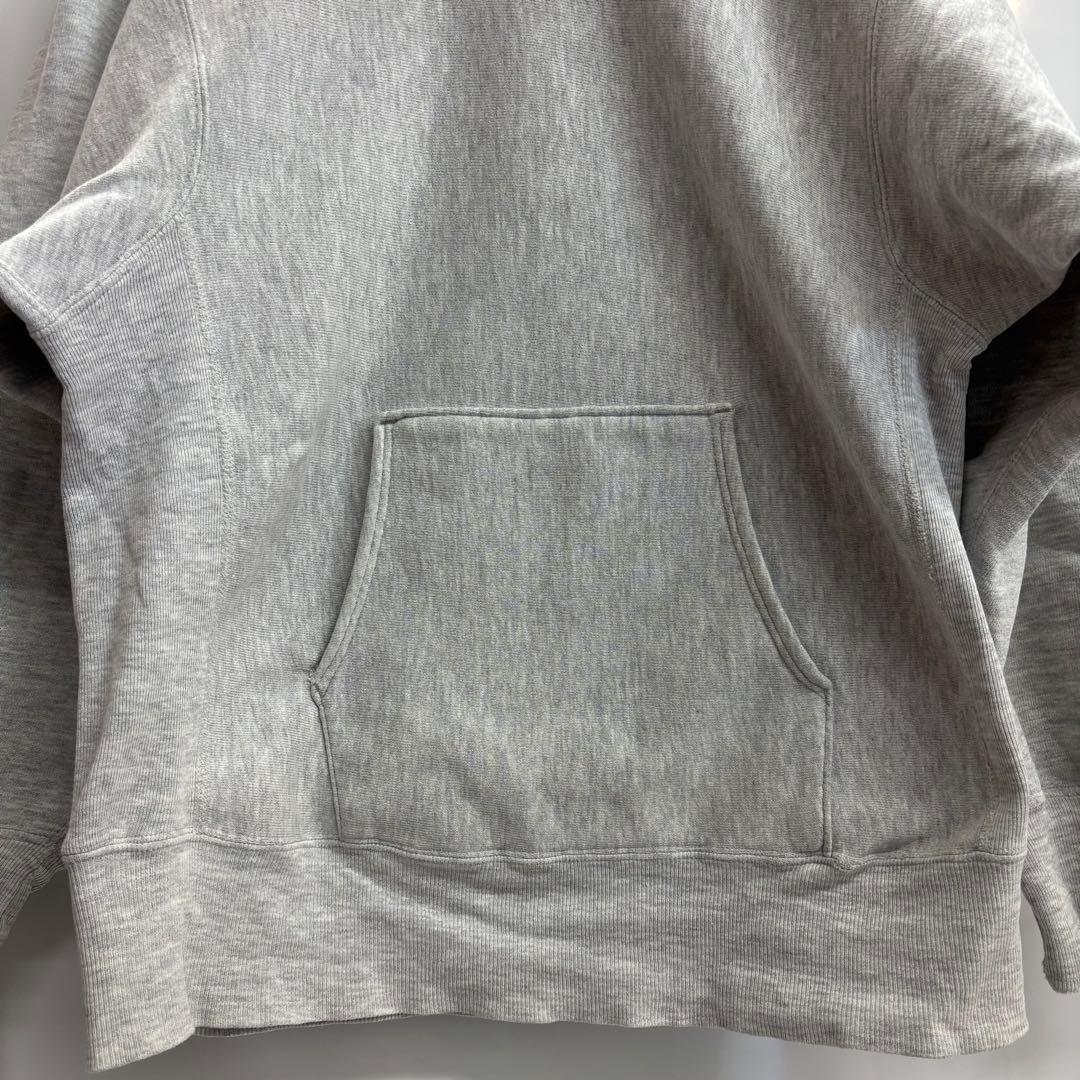 90's Champion USA製 リバースウィーブ 目無し グレー M