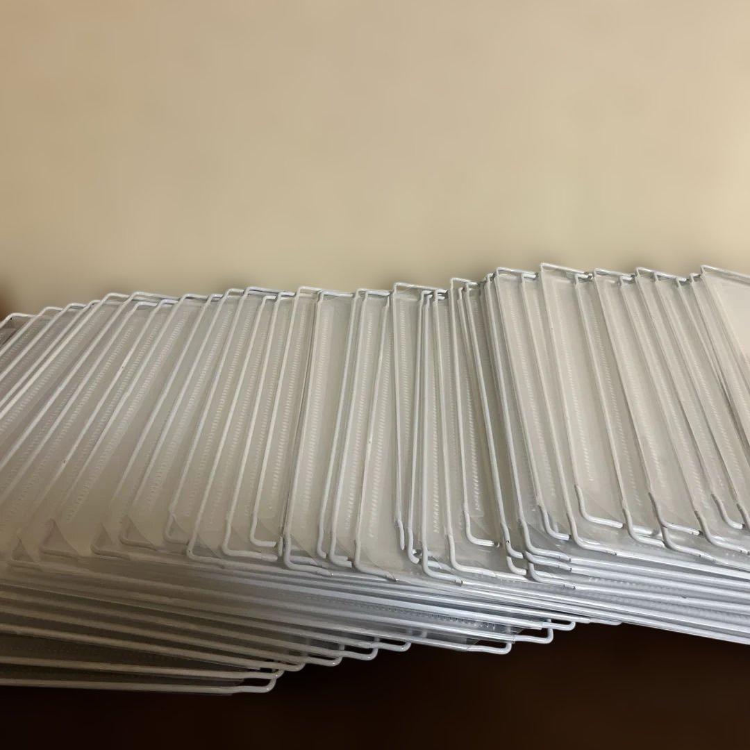 【お得】DIY 自由度の高い収納ラック 透明パネル60枚 35×35cm