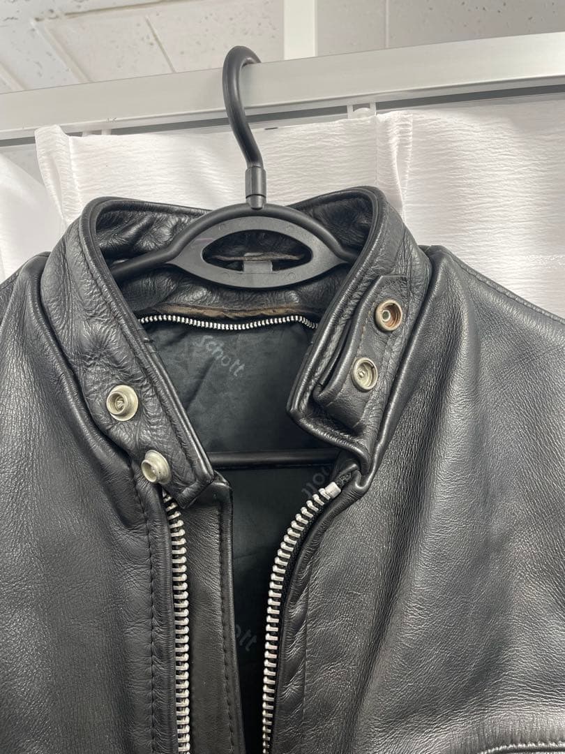 Schott641 シングルライダースジャケット 36 ボアライナー c07