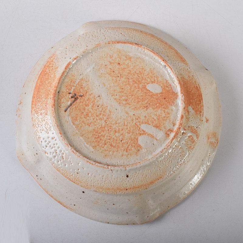 志野焼　加藤光右衛門作　菓子鉢　共箱　C　8089