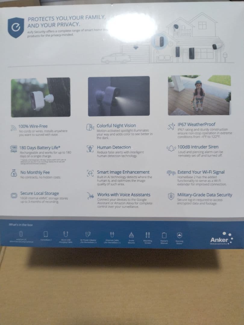 【新品未開封】Anker Eufy Security eufyCam