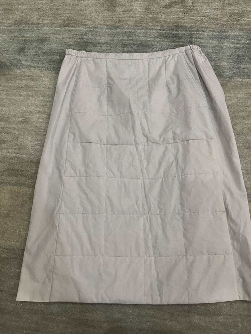 よしこCHANELシャネル膝丈スカート ボタン付き34