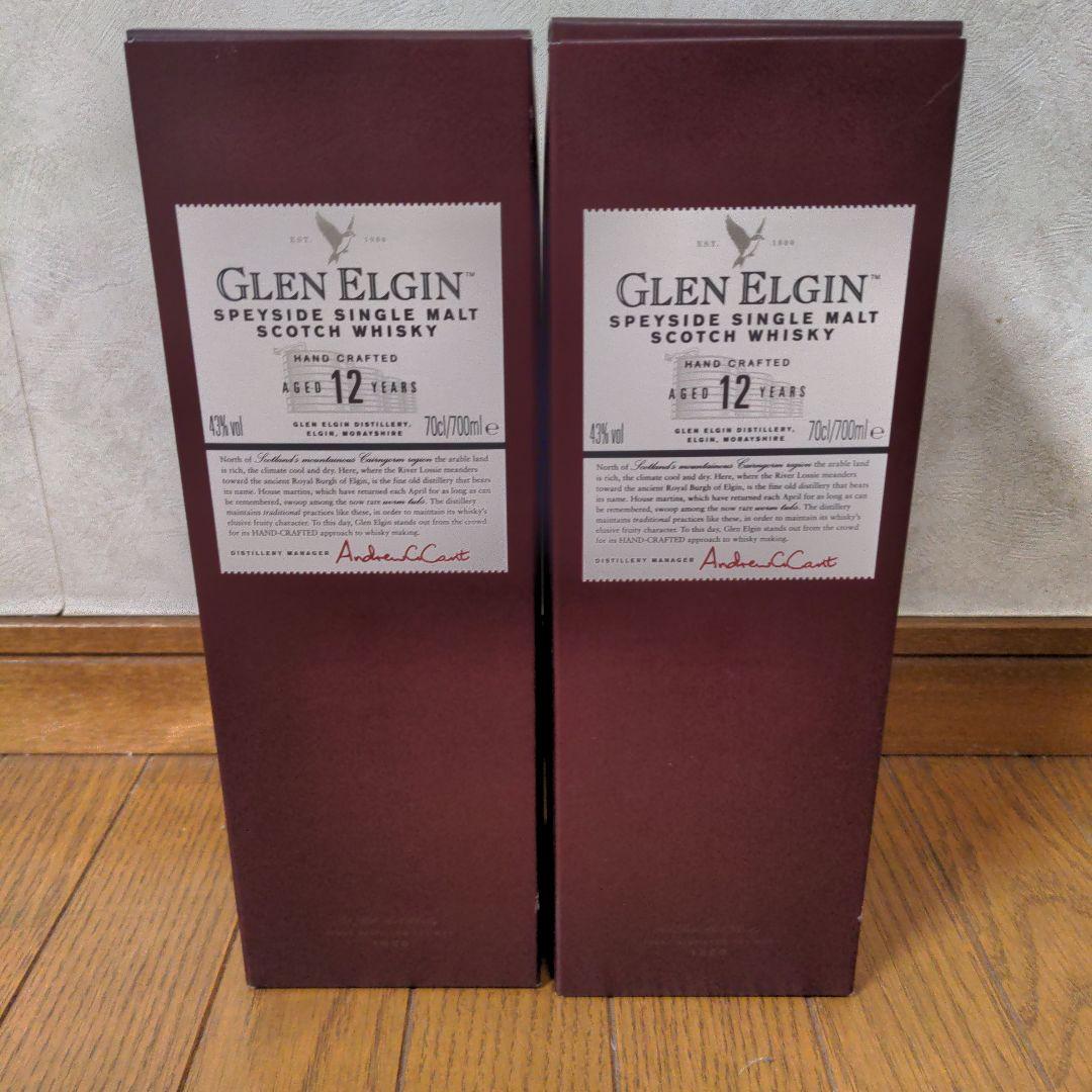 Glen Elgin 12年 スコッチウイスキー 700ml 2本セット