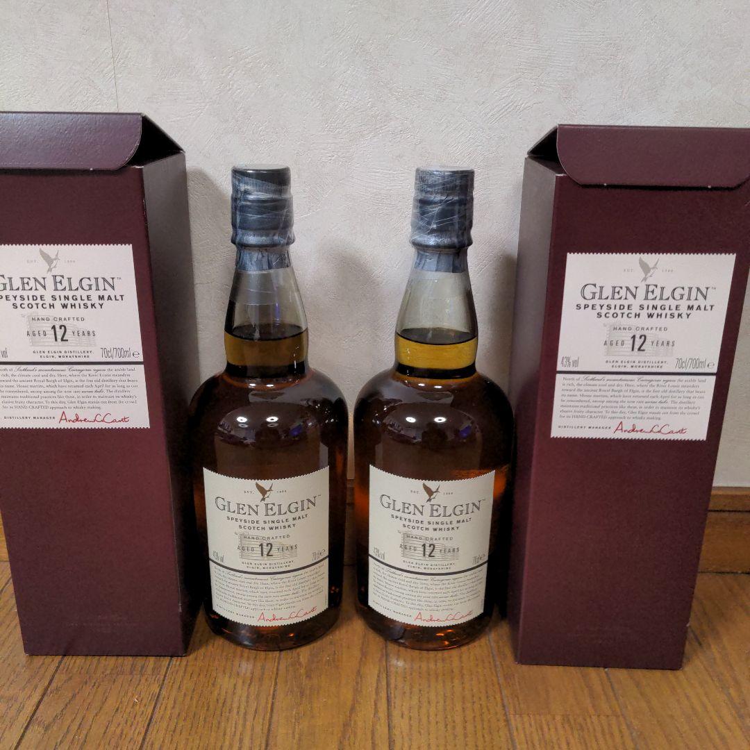 Glen Elgin 12年 スコッチウイスキー 700ml 2本セット