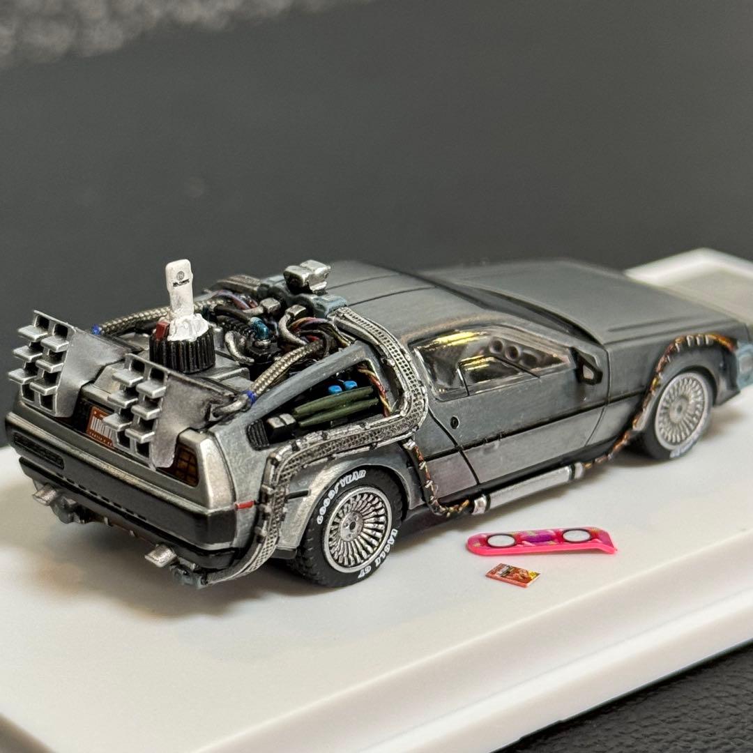デロリアン Ⅱ カスタム品 1/64 MJモデル バックトゥザフューチャー