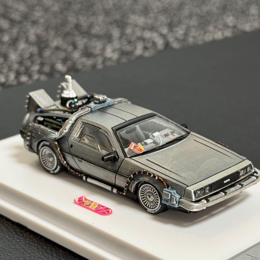 デロリアン Ⅱ カスタム品 1/64 MJモデル バックトゥザフューチャー