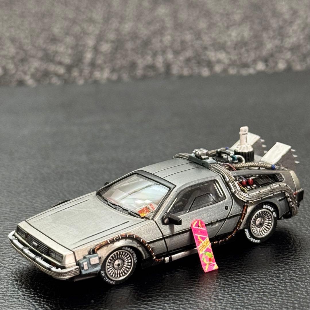 デロリアン Ⅱ カスタム品 1/64 MJモデル バックトゥザフューチャー