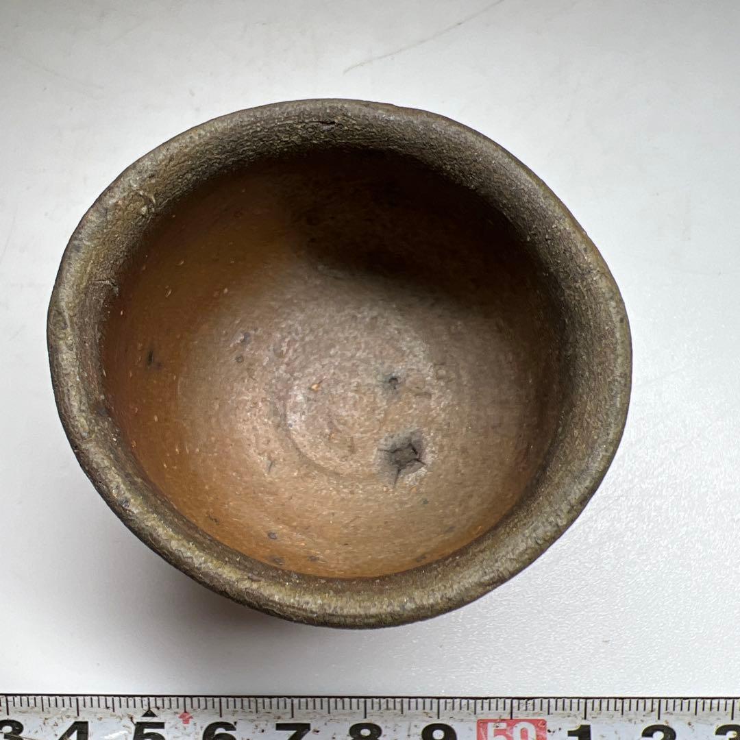 名工森陶岳　ぐい呑　共箱　口径約5.5㎝　東Y7-0609⭐︎2Fタエサ